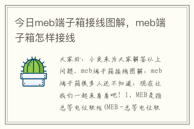 今日meb端子箱接线图解，meb端子箱怎样接线